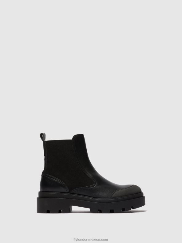negro 2LT8B141 botines chelsea jeba879 Fly London mujer
