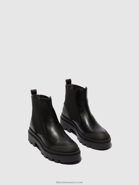 negro 2LT8B141 botines chelsea jeba879 Fly London mujer
