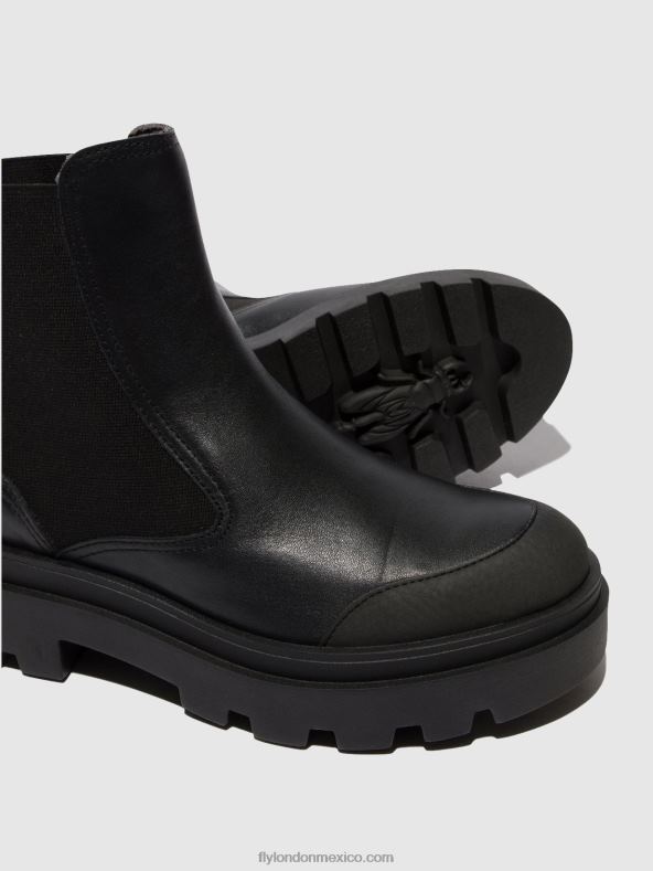 negro 2LT8B141 botines chelsea jeba879 Fly London mujer