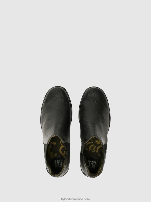 negro 2LT8B281 botines chelsea yoss Fly London mujer