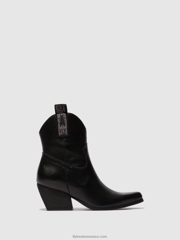 negro 2LT8B31 botines con cremallera tabb905 Fly London mujer