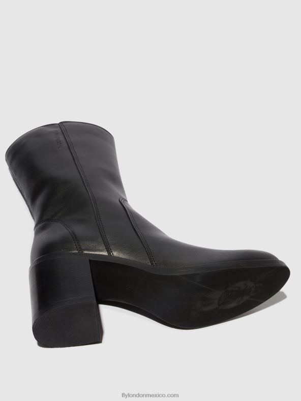 negro 2LT8B73 botines con cremallera asta914 Fly London mujer