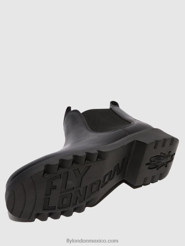 negro (todo negro) 2LT8B124 botines chelsea rika894 Fly London mujer