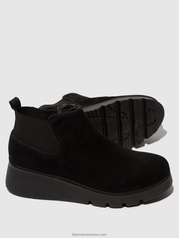 niño ante negro 2LT8B10 botines elásticos pada403 Fly London mujer