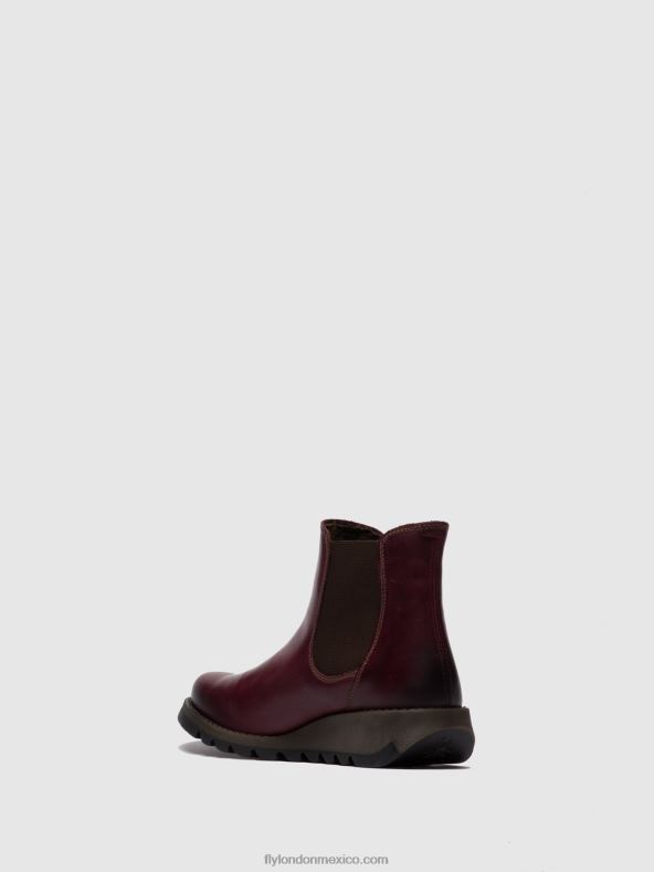 púrpura 2LT8B262 botines hebilla sino525 Fly London mujer