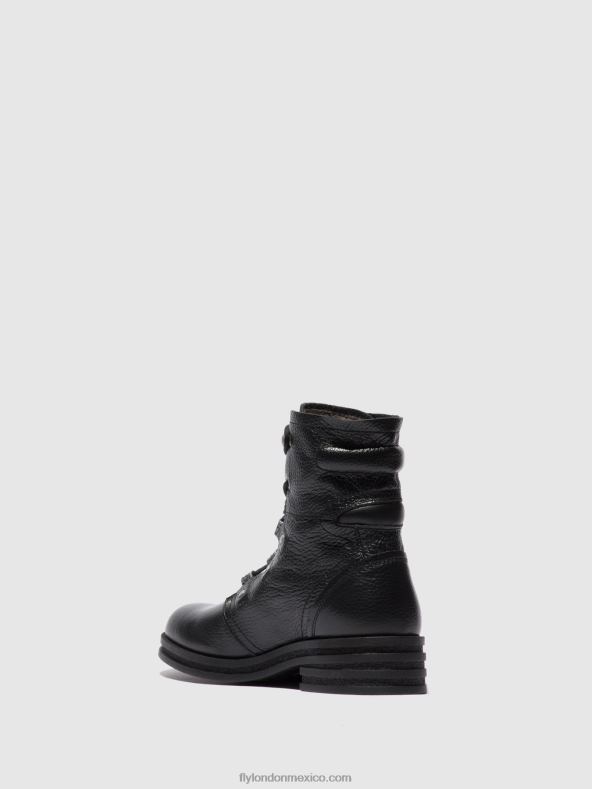 río negro 2LT8B198 botines con cordones knot792 Fly London mujer