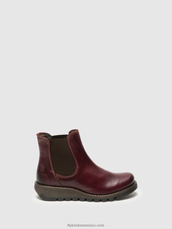 salv púrpura 2LT8B274 botines chelsea Fly London mujer