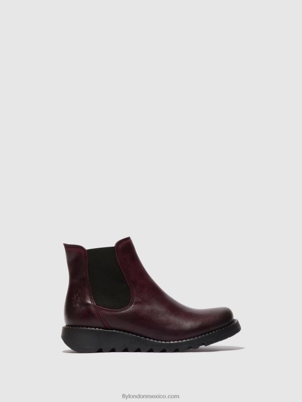 salv vino (elástico negro) 2LT8B21 botines chelsea Fly London mujer