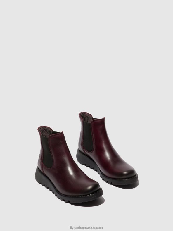 salv vino (elástico negro) 2LT8B21 botines chelsea Fly London mujer