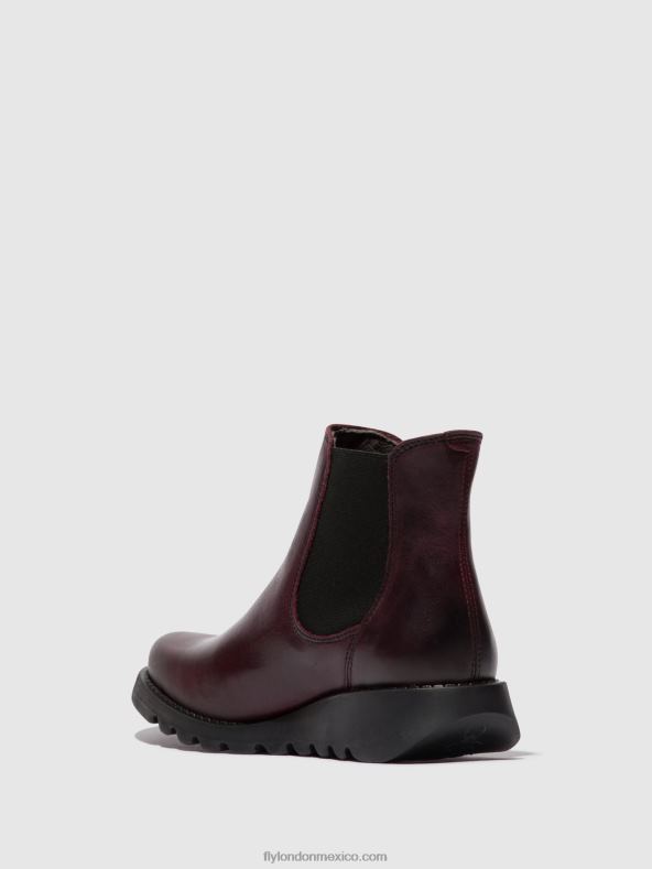 salv vino (elástico negro) 2LT8B21 botines chelsea Fly London mujer