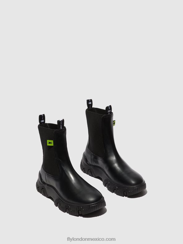 tunder negro 2LT8B159 botines chelsea faty885 Fly London mujer