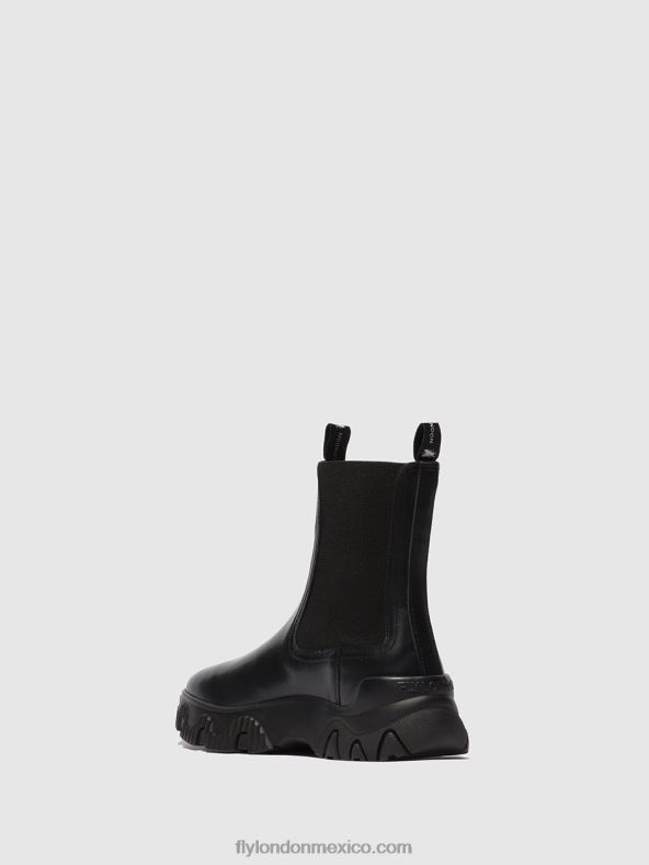 tunder negro 2LT8B159 botines chelsea faty885 Fly London mujer