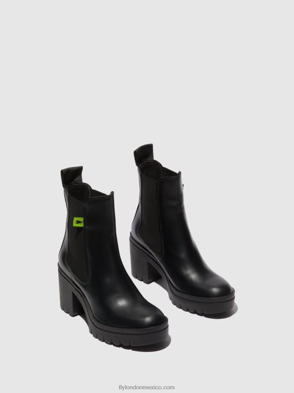 tunder negro 2LT8B164 botines chelsea taje883 Fly London mujer