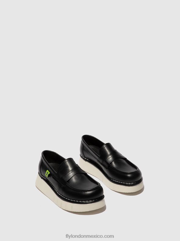 tunder negro 2LT8B165 botines planos iker246 Fly London mujer