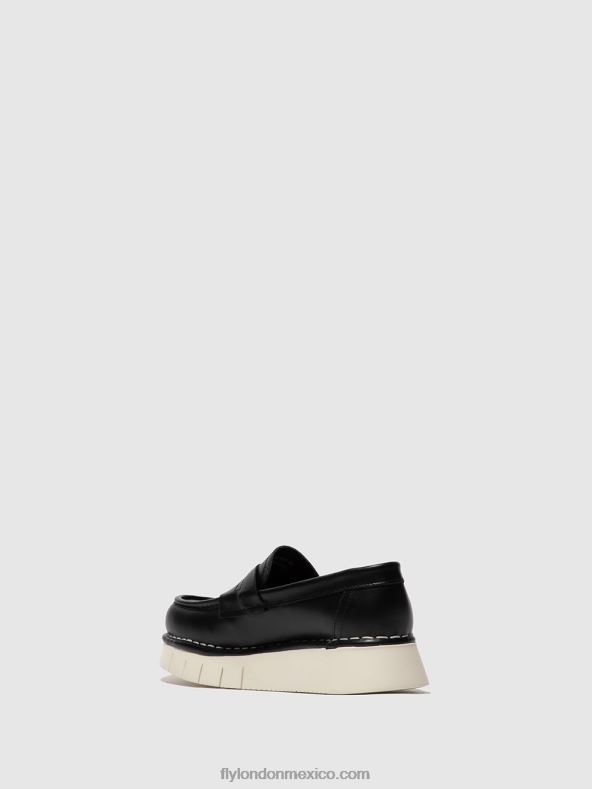 tunder negro 2LT8B165 botines planos iker246 Fly London mujer