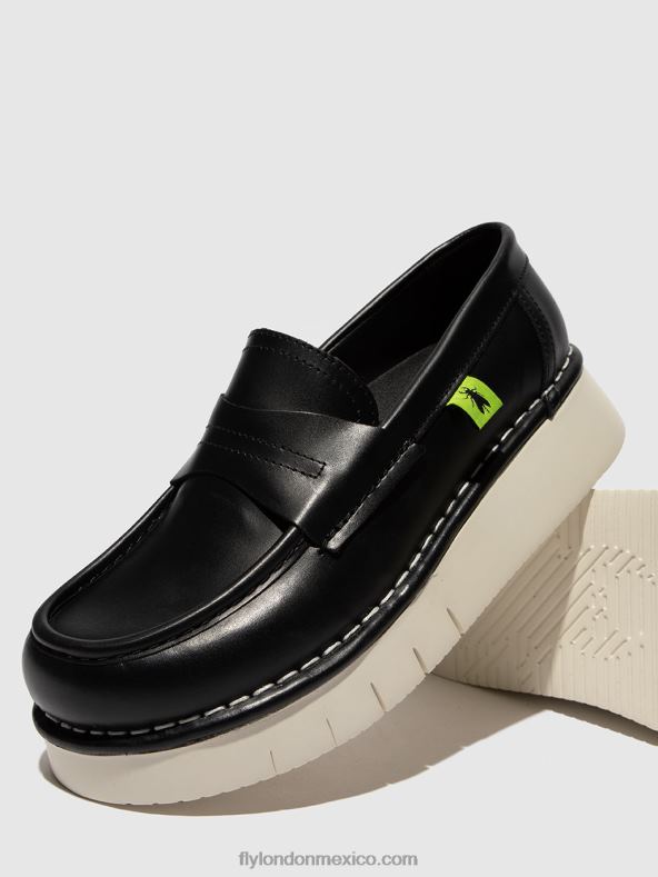 tunder negro 2LT8B165 botines planos iker246 Fly London mujer