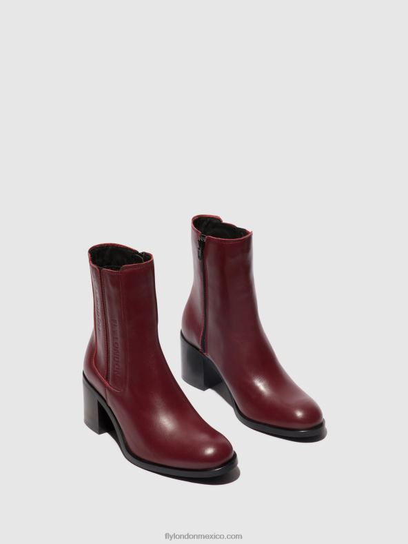 vino 2LT8B72 botines con cremallera amel913 Fly London mujer