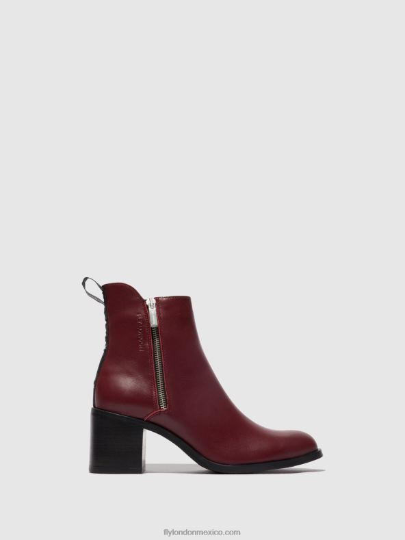 vino 2LT8B80 botines con cremallera ader912 Fly London mujer