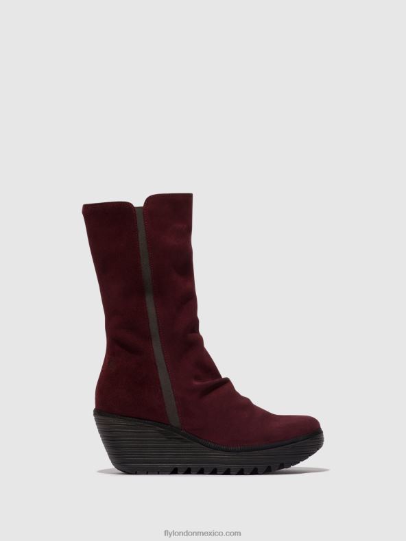 vino/diésel 2LT8B26 botines con cremallera yemy408 Fly London mujer