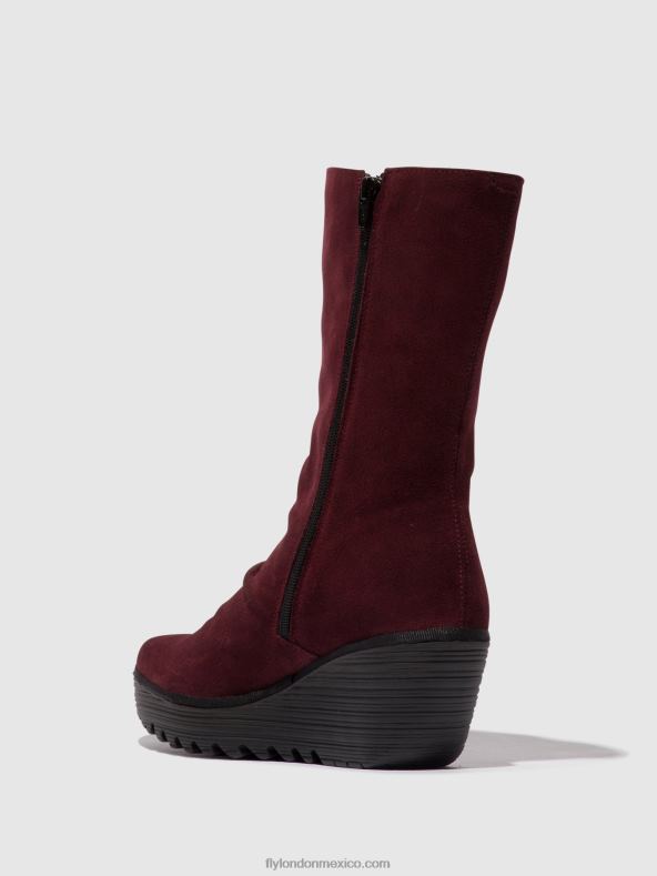 vino/diésel 2LT8B26 botines con cremallera yemy408 Fly London mujer