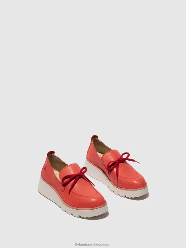 frambuesa 2LT8B629 zapatos sin cordones popi436 Fly London mujer