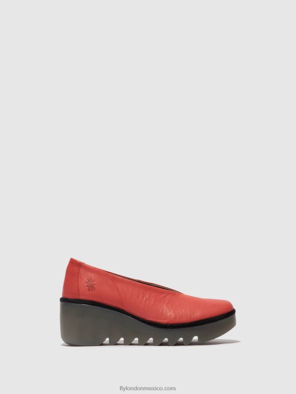 frambuesa 2LT8B642 zapatos sin cordones beso246 Fly London mujer