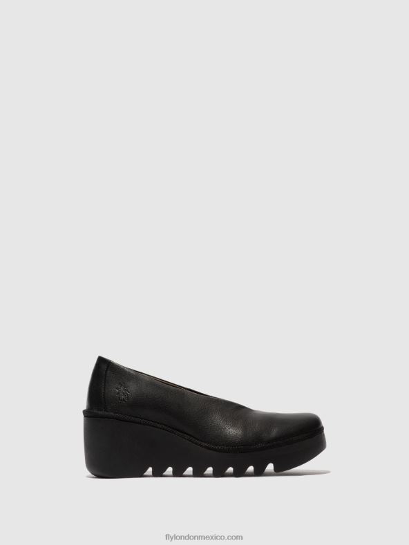 negro ceralín 2LT8B619 zapatos sin cordones beso246 Fly London mujer