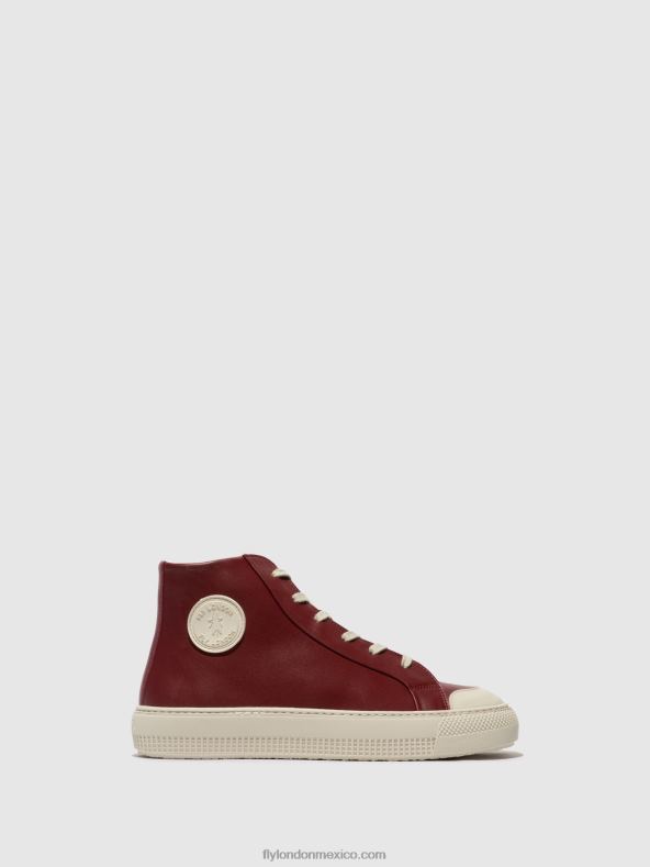 Burdeos 2LT8B727 zapatillas altas topy586 Fly London mujer