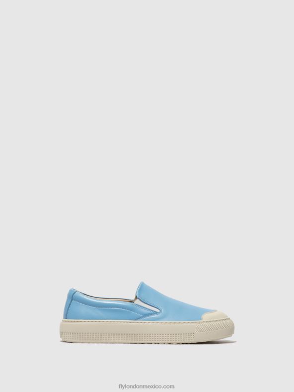 azul 2LT8B707 zapatillas sin cordones toaf584 Fly London mujer