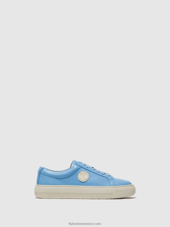 azul 2LT8B715 deportivas con cordones tafa587 Fly London mujer