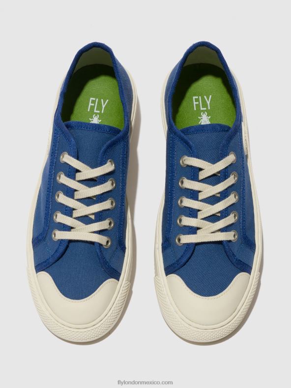 azul 2LT8B738 zapatillas con cordones tere557 Fly London mujer