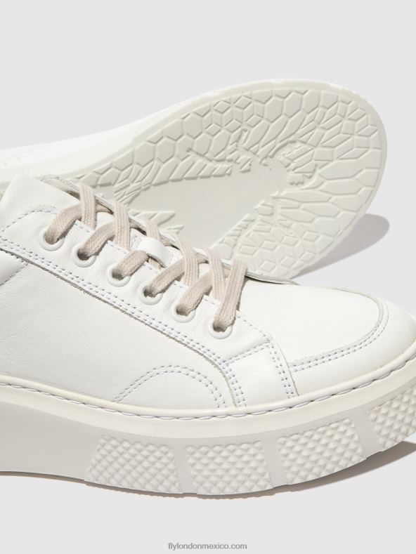 blanco 2LT8B761 zapatillas con cordones emmy510 Fly London mujer