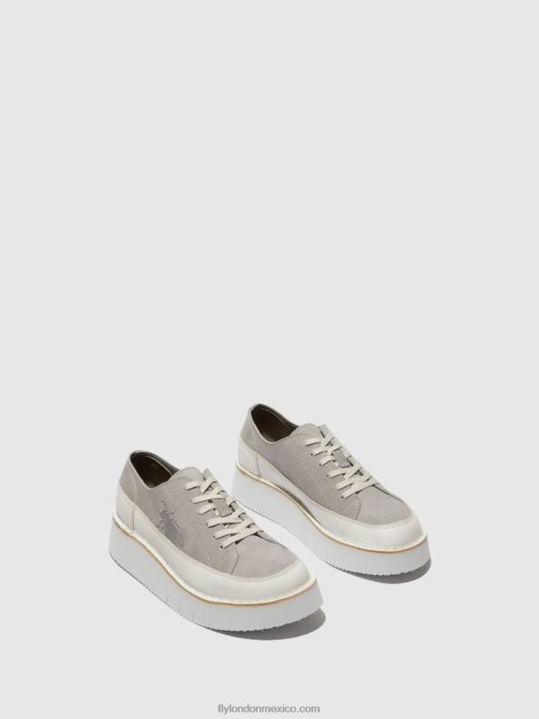 blanco roto/nube 2LT8B723 deportivas con cordones cuda099 Fly London mujer