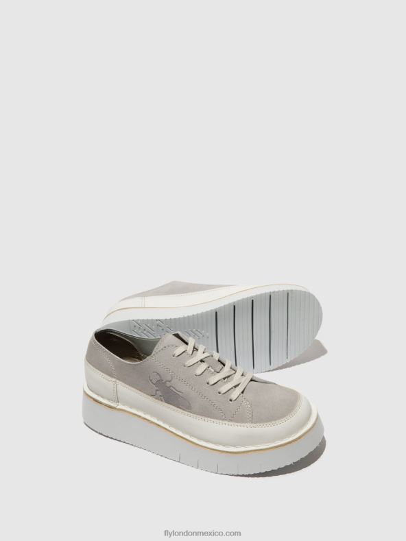 blanco roto/nube 2LT8B723 deportivas con cordones cuda099 Fly London mujer