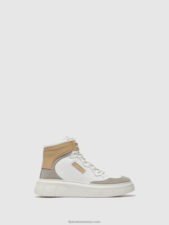 cemento/blanco/beige 2LT8B735 zapatillas con cordones eppe531 Fly London mujer