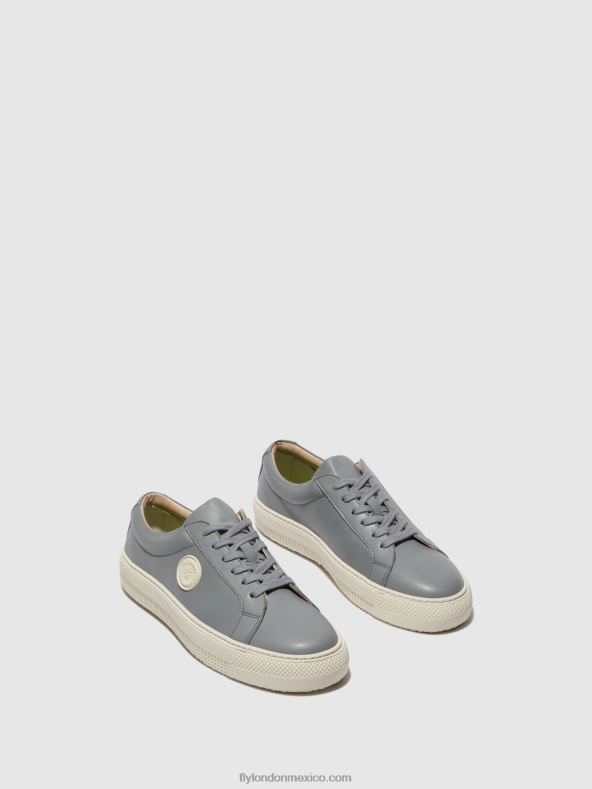 gris 2LT8B716 deportivas con cordones tafa587 Fly London mujer
