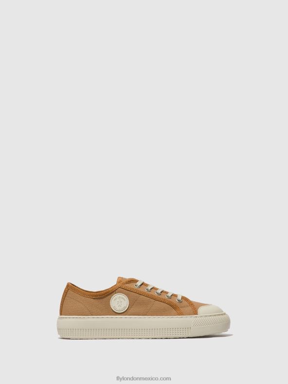 gris pardo 2LT8B740 zapatillas con cordones tere557 Fly London mujer
