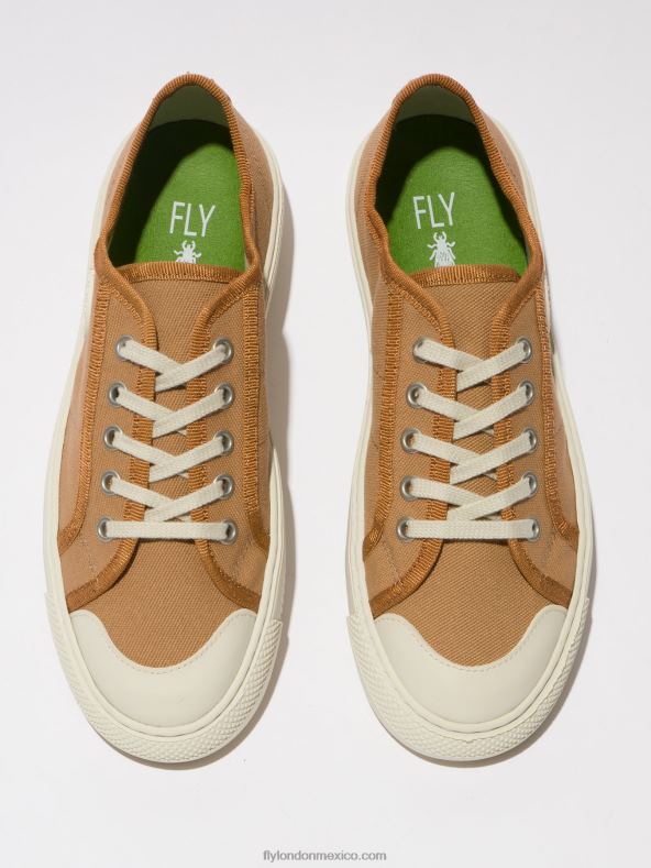 gris pardo 2LT8B740 zapatillas con cordones tere557 Fly London mujer