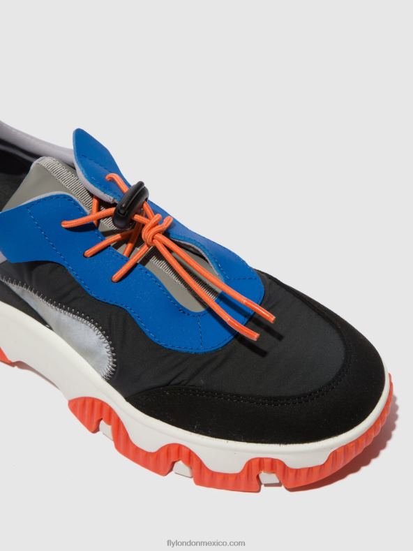 multi gris/azul/naranja 2LT8B767 deportivas elásticas fian634 Fly London mujer