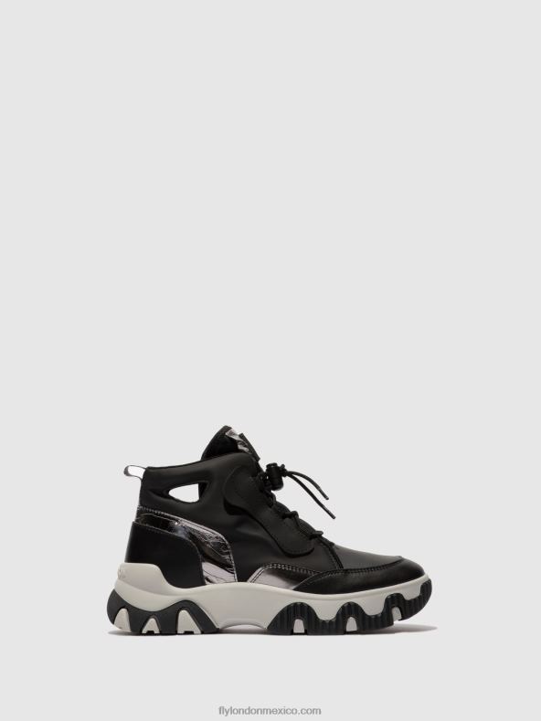 multi negro 2LT8B771 zapatillas altas feny633 Fly London mujer