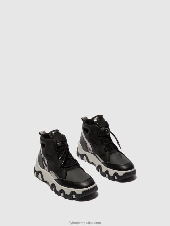multi negro 2LT8B771 zapatillas altas feny633 Fly London mujer