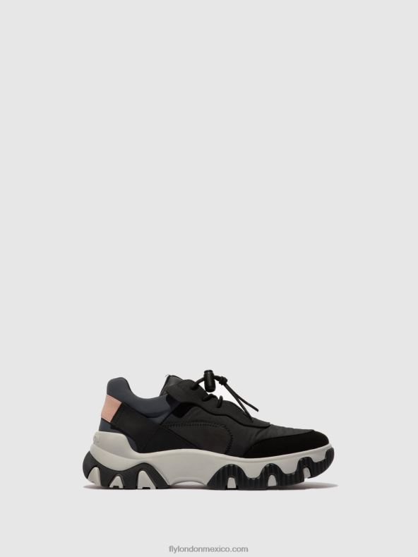 multi negro 2LT8B772 deportivas elásticas fian634 Fly London mujer