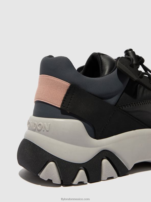 multi negro 2LT8B772 deportivas elásticas fian634 Fly London mujer