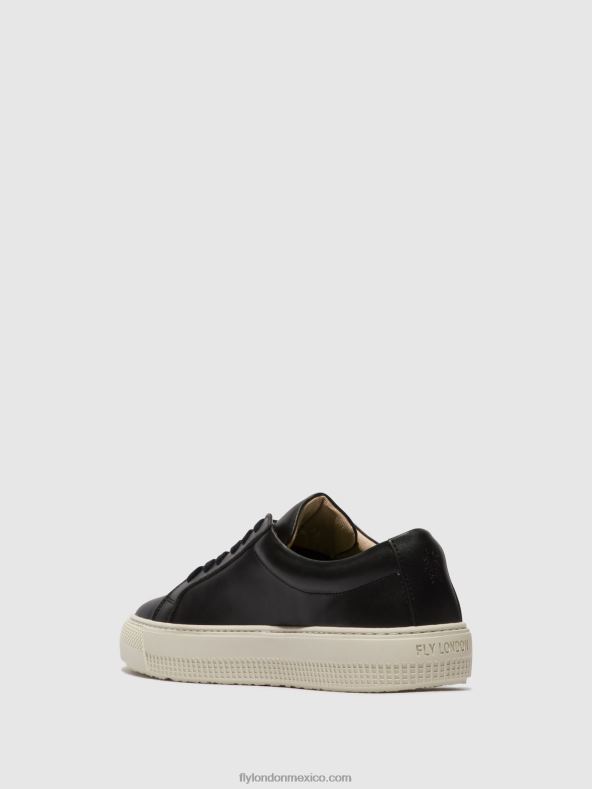 negro 2LT8B714 deportivas con cordones tafa587 Fly London mujer