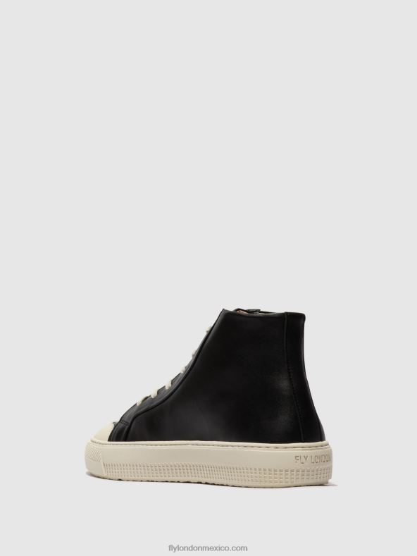 negro 2LT8B726 zapatillas altas topy586 Fly London mujer