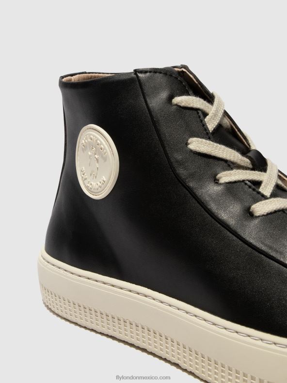 negro 2LT8B726 zapatillas altas topy586 Fly London mujer