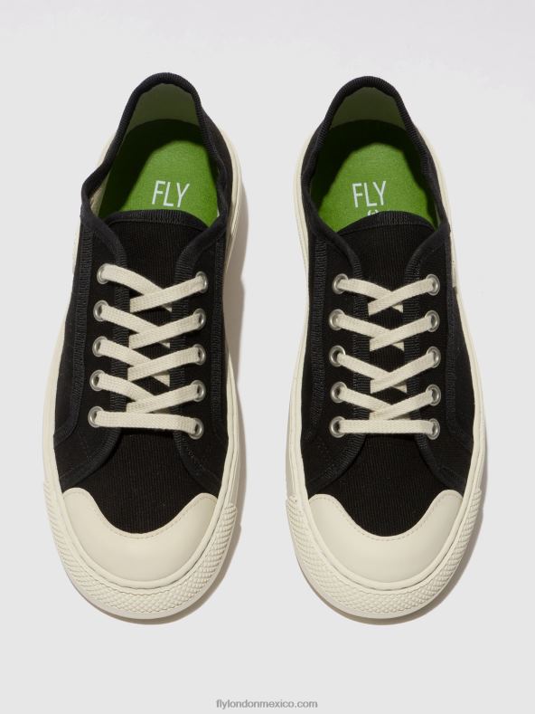 negro 2LT8B742 zapatillas con cordones tere557 Fly London mujer