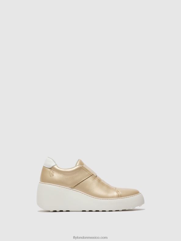oro 2LT8B731 deportivas con elásticos dito581 Fly London mujer