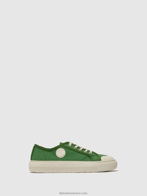 verde 2LT8B743 zapatillas con cordones tere557 Fly London mujer