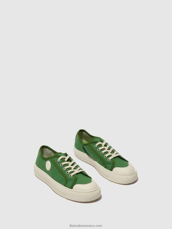 verde 2LT8B743 zapatillas con cordones tere557 Fly London mujer